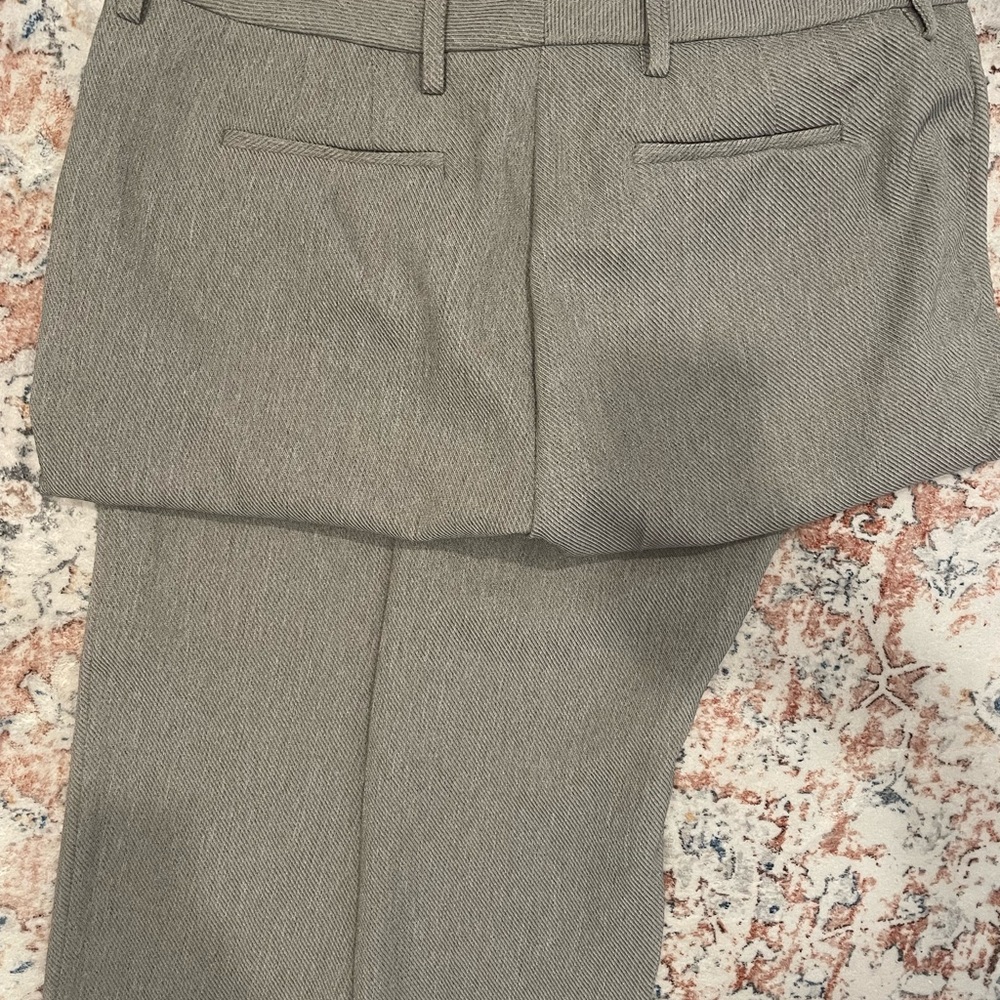 Premise brand textured gray dress pants